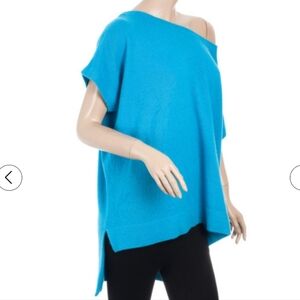 Diane von Furstenberg Blue Brianna Sweater M/L